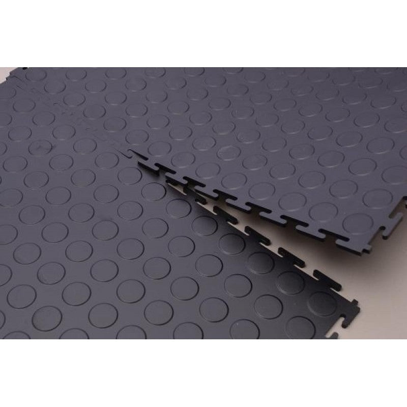 Interlocking Rubber Tiles - Black